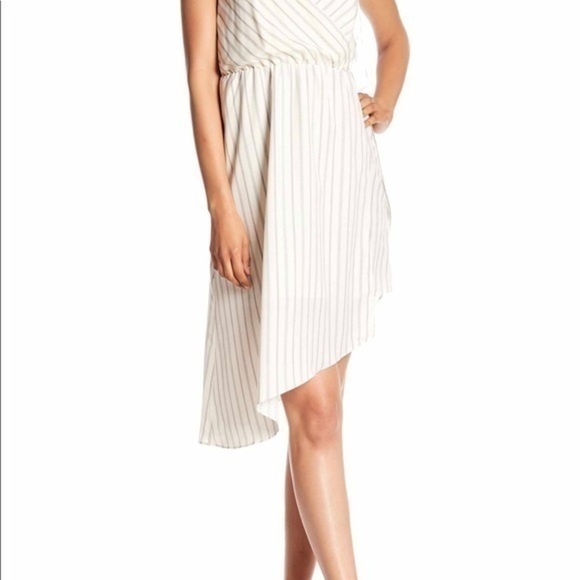 Haute Hippie Striped Asymmetrical Dress Small - Picture 2 of 8